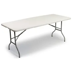 Table de camping pliante GIBRALTAR 180 x 75,5 cm 6 places BARDANI en polyéthylène