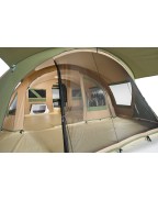 Façade moustiquaire caravane pliante Chamonix CABANON protection insectes et aération