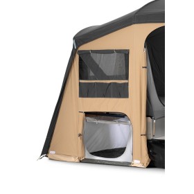 Chambre sous plateau pour caravane pliante Cabanon en coton respirant pour espace nuit supplémentaire confortable