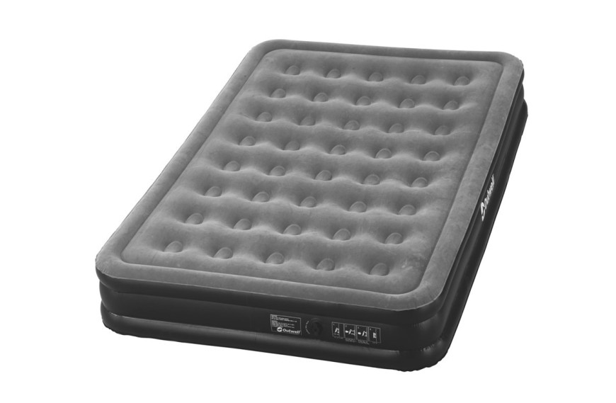 matelas gonflable 2 places OUTWELL confort camping velours