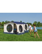 joue auvent avec tapis pour caravane pliante Solena