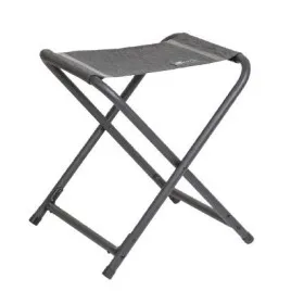 Tabouret pliant PACIFIC Gris BARDANI en aluminium et textilène pour camping