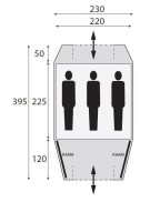 Tente Kenia 220 Dark Shadow