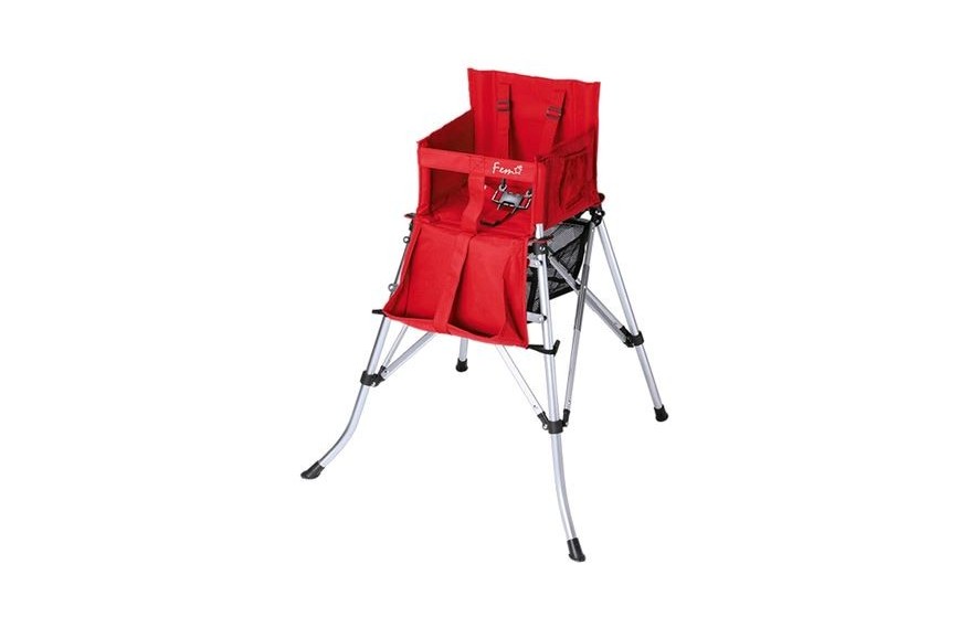 VEEYOO Chaise haute de voyage - Chaise bébé avec plateau amovible et sac de  transport, pliable et portable pour salle à manger, camping,  intérieur/extérieur, orange