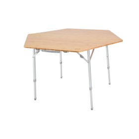 Table pliante hexagonale bambou Defa
