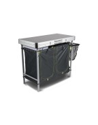 Porte réchaud camping Kampa Dometic Chieftain avec meuble cuisine pliant
