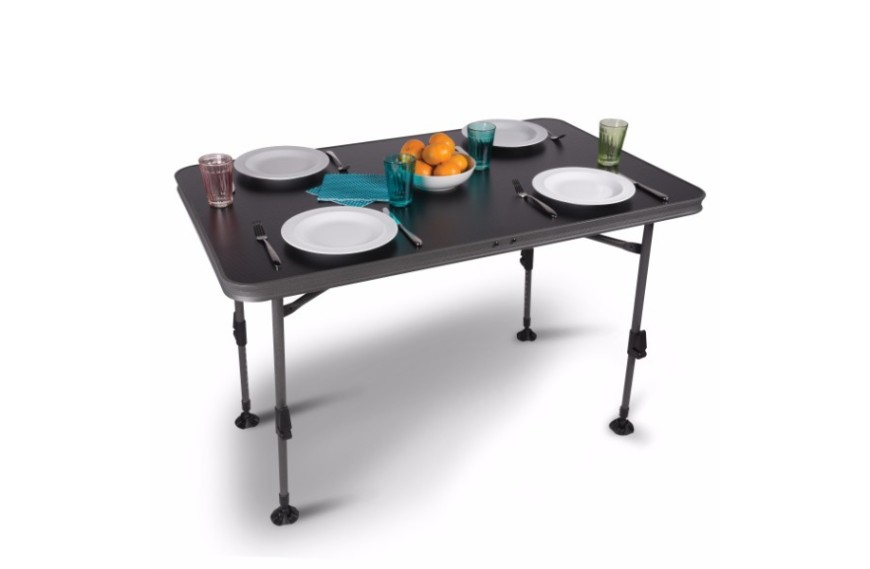 Table à pieds et hauteur réglables Kampa