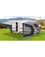 Mur latéral pour Solette Luxe 240 cm TRIGANO avec fenêtre cristal PVC