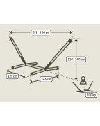 Support Nautico pour hamac kingsize LA SIESTA