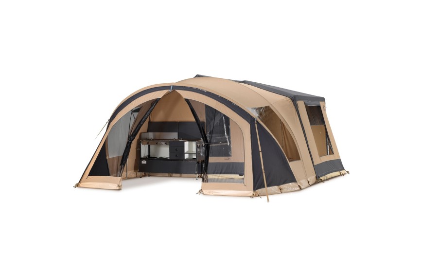 Façade tulle pour caravane Malawi Cabanon