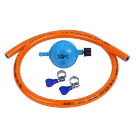 Détendeur universel pour cartouche CG CADAC avec embout tétine et tuyau 85 cm