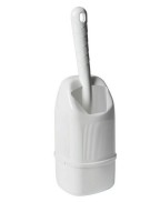 Balayette WC avec boîte de rangement Kampa Dometic pour camping-car et WC chimiques﻿