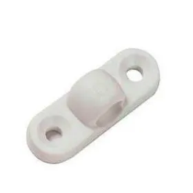 Pontet plastique blanc horizontal Umefa