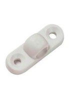 Pontet plastique blanc horizontal Umefa