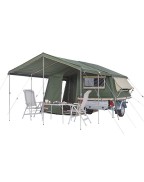 Caravane pliante TRIGANO Camptrail 2023, modulable et confortable pour couples et petites familles en camping