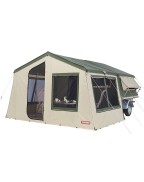 Caravane pliante TRIGANO Camptrail 2023, modulable et confortable pour couples et petites familles en camping