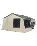 Caravane pliante TRIGANO Camptrail 2023, modulable et confortable pour couples et petites familles en camping