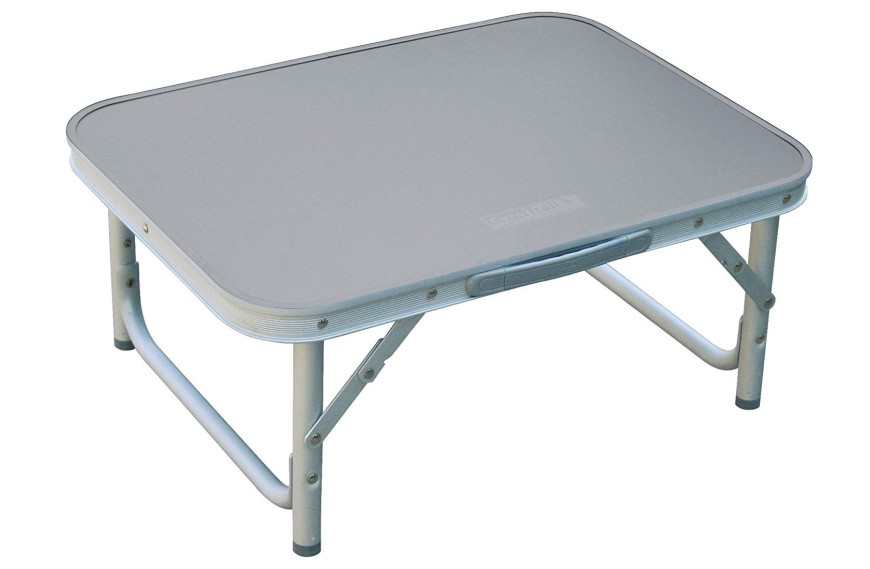 table de camping pliable 2 hauteurs SANTE EUROTRAIL en aluminium