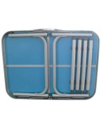 table de camping pliable 2 hauteurs SANTE EUROTRAIL en aluminium