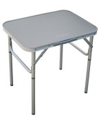 table de camping pliable 2 hauteurs SANTE EUROTRAIL en aluminium