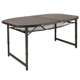 Table de camping Santino Twin BARDANI 150x80 cm 6 places avec filet de rangement﻿