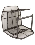 Table de camping Santino Twin BARDANI 150x80 cm 6 places avec filet de rangement﻿