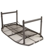 Table de camping Santino Twin BARDANI 150x80 cm 6 places avec filet de rangement﻿