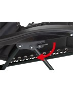 Fauteuil relax TARANTE 3D Eurotrail avec maille respirante et repose-pied automatique