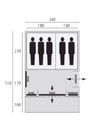 Tente Spitfire 340 RSTC 5 places BARDANI