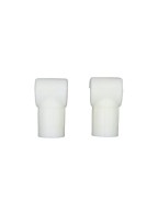 Lot de 2 clips feuillard Ø22mm en nylon pour fixation d’armatures de tente et auvent