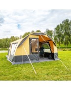 Caravane pliante CAMPLAIR S TRIGANO 4 personnes avec 2 chambres et séjour spacieux