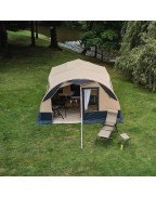 Caravane pliante CAMPLAIR S TRIGANO 4 personnes avec 2 chambres et séjour spacieux