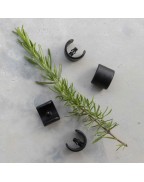 Kit de 4 patins anthracite pour relax et transat Lafuma