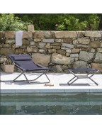 Transat TRANSABED BeComfort Lafuma Mobilier chaise longue matelassée bain de soleil extérieur
