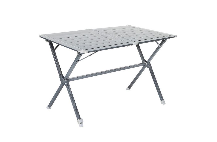 Table enroulable en aluminium 115 cm / 4 places - TRIGANO