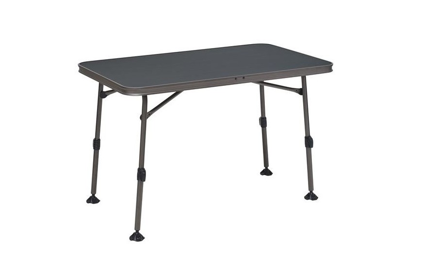 Table camping PREMIUM TRIGANO pliable avec plateau bois stratifié﻿