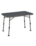 Table camping PREMIUM TRIGANO pliable avec plateau bois stratifié﻿