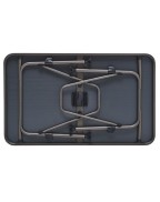 Table camping PREMIUM TRIGANO pliable avec plateau bois stratifié﻿