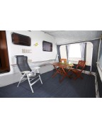 Tapis de sol vinyle Trigano 350 x 700 cm pour auvent et tente de camping