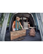 Table de camping pliante avec bancs bois flotté 4 places TRIGANO﻿