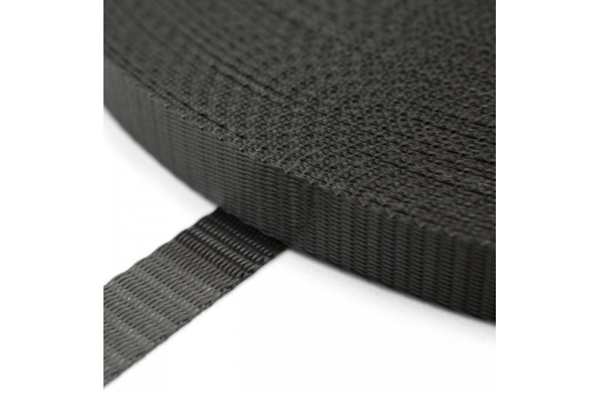 Sangle tergal largeur 25 mm Noir - ROBY