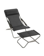 Transat TRANSABED BeComfort Lafuma Mobilier chaise longue matelassée bain de soleil extérieur