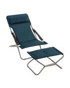 Transat TRANSABED BeComfort Lafuma Mobilier chaise longue matelassée bain de soleil extérieur