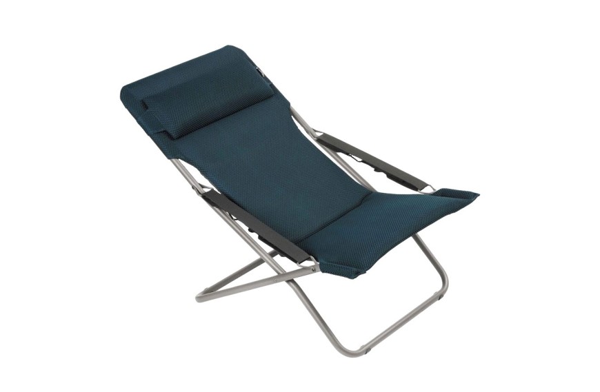 Transat TRANSABED BeComfort Lafuma Mobilier chaise longue matelassée bain de soleil extérieur