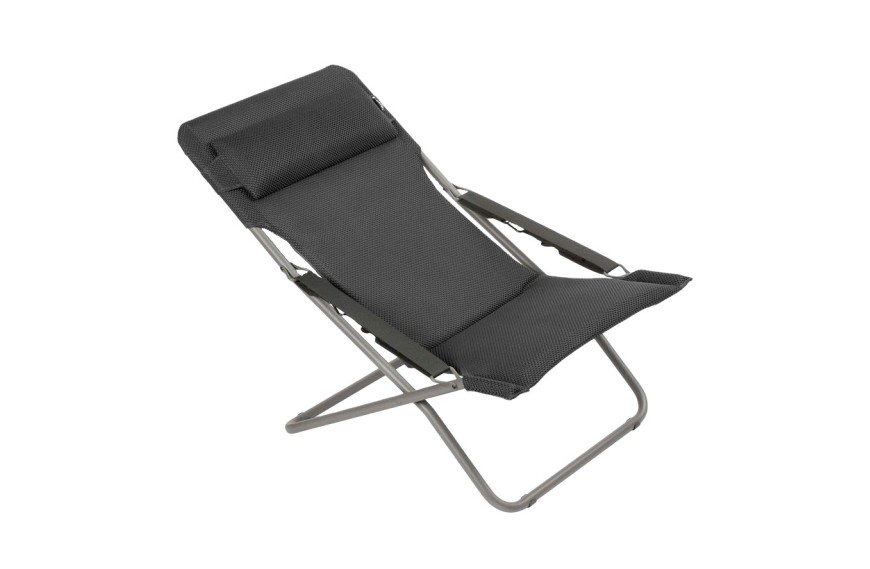 Transat TRANSABED BeComfort Lafuma Mobilier chaise longue matelassée bain de soleil extérieur