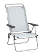 Fauteuil bas pliant Alu Low Lafuma en aluminium et Batyline® Iso pour extérieur