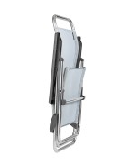 Fauteuil bas pliant Alu Low Lafuma en aluminium et Batyline® Iso pour extérieur