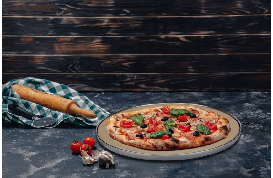 Moule à Pizza Avec Trous, Plateau Anti-adhésif Perforé En Acier Au Carbone Moule à Pizza Ronde