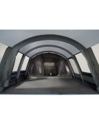 Tente gonflable INDIAN HILLS 440 AIR SAFARICA 6 places avec auvent spacieux et chambres modulables