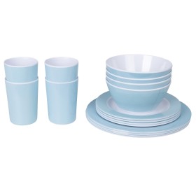 Set de vaisselle pour 4 personnes / bleu - BARDANI